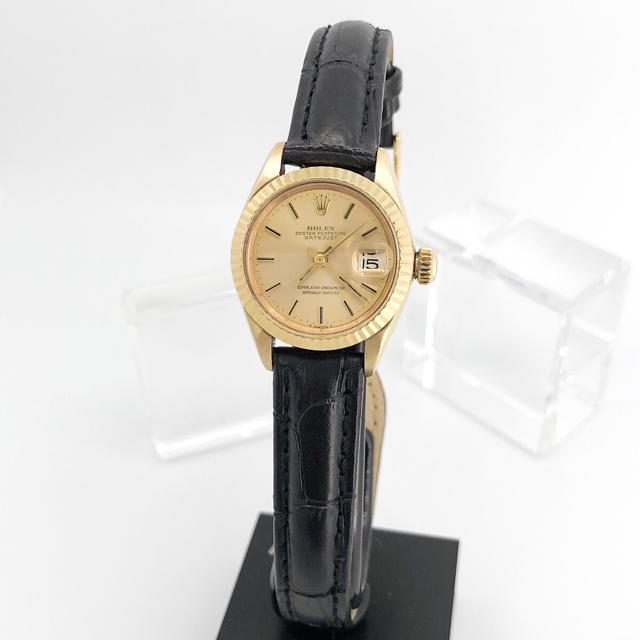 ROLEX - 【OH済/仕上済】ロレックス デイトジャスト K18 金無垢 レディース 腕時計の通販 by LMC