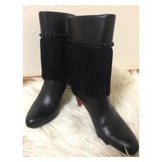 ルブタン(Christian Louboutin) フリンジブーツ ブーツ(レディース)の
