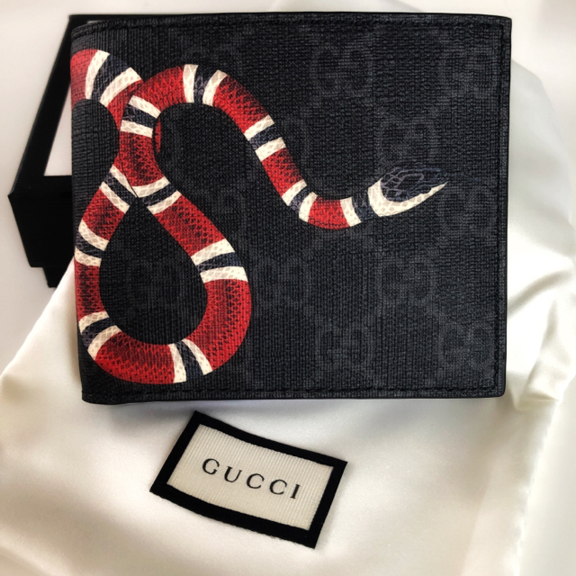 Gucci - GUCCI グッチ GGスプリーム スネーク キャンバス ウォレット タイガーの通販 by 正規品本物のみ