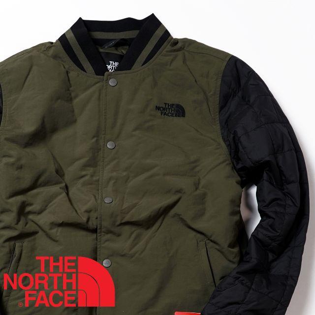 THE NORTH FACE(ザノースフェイス)のノースフェイス■ M スタジアムジャケット グリーン 海外限定 スタジャン メンズのジャケット/アウター(スタジャン)の商品写真