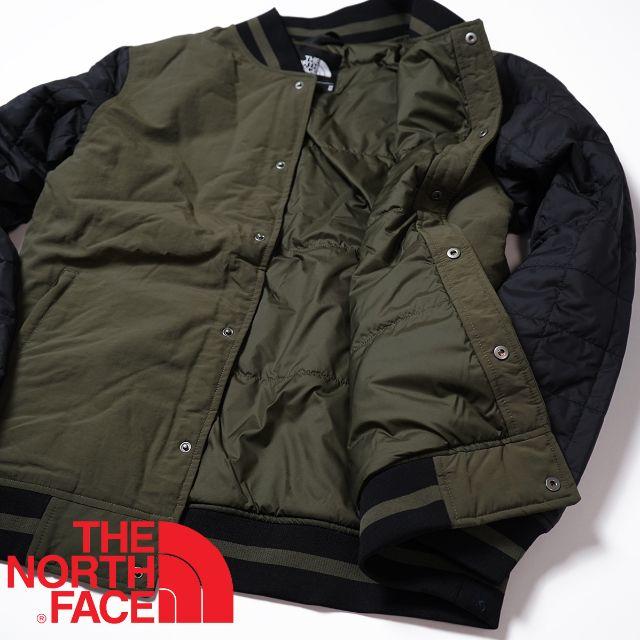 THE NORTH FACE(ザノースフェイス)のノースフェイス■ M スタジアムジャケット グリーン 海外限定 スタジャン メンズのジャケット/アウター(スタジャン)の商品写真