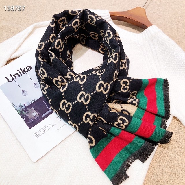 Gucci - gucciマフラー/ショール🌟8000円🌟の通販 by id:qq912299952を追加してください。