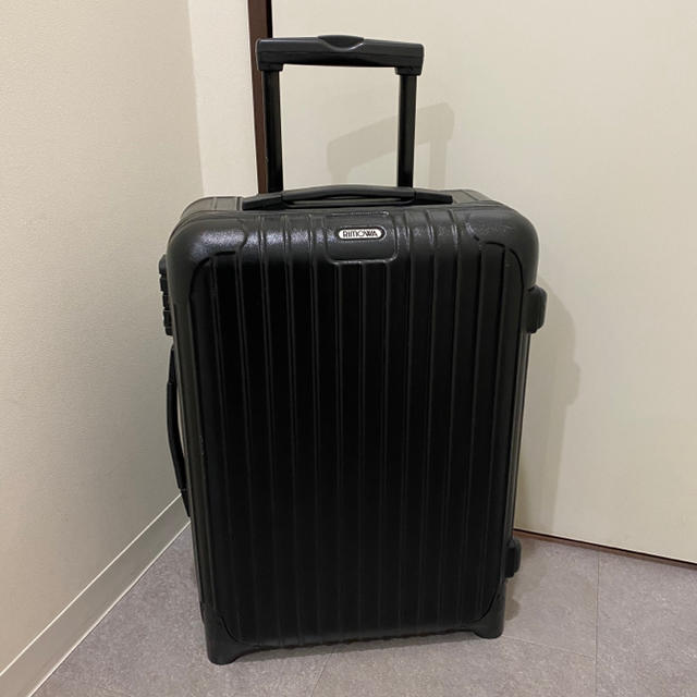 年末限定値下げ！RIMOWA リモワ　サルサ　32L ブラック　希少2輪トラベルバッグ/スーツケース