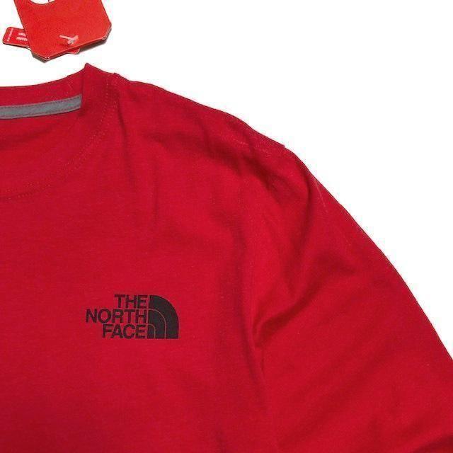 THE NORTH FACE(ザノースフェイス)の売切!ノースフェイス ボックスロゴ 長袖Tシャツ(3XL)赤 180902 メンズのトップス(Tシャツ/カットソー(七分/長袖))の商品写真