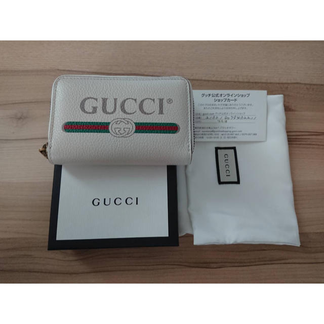 Gucci - 〔グッチ プリント〕レザーカード＆コインケースの通販 by ♪