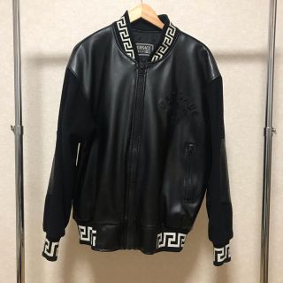 VERSACE - VERSACE レザージャケットの通販 by ぽん太郎's shop