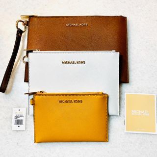 マイケルコース(Michael Kors)の3色　ポーチ　マイケルコース　⭐️新品・未使用⭐️(ポーチ)