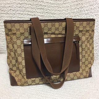 Gucci - 【最終値下げ】定価約18万円 正規品 GUCCI GG柄トートバッグ A4サイズの通販