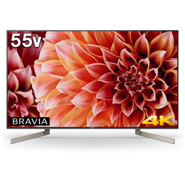 BRAVIA(ブラビア)のSONY テレビ55V型3点セットBlu-rayプレーヤー　HDMIケーブル スマホ/家電/カメラのテレビ/映像機器(テレビ)の商品写真