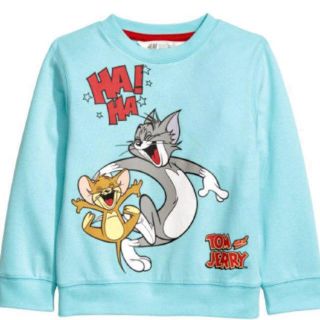 エイチアンドエム(H&M)のトムとジェリー トレーナー スウェット 120 130 裏起毛 (Tシャツ/カットソー)