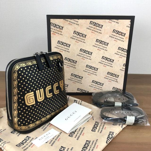 Gucci - 未使用品 グッチ ＧＵＣＣＹ ミニショルダーバッグ ポーチ ブラック 61の通販 by ちー's shop