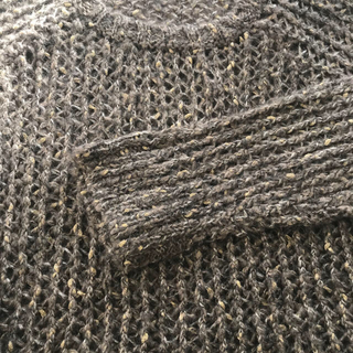 タカキュー(TAKA-Q)のゴールド糸❣️ざっくりセーター 透かし編み ❗️未着用❗️(ニット/セーター)