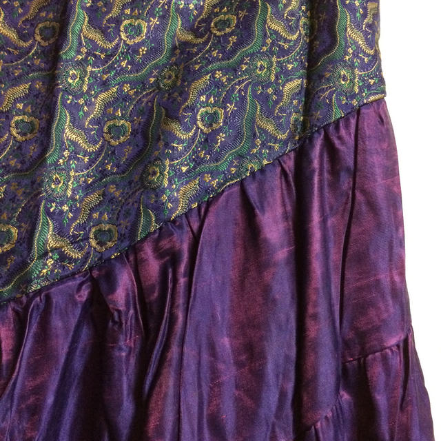 MALAIKA(マライカ)のインド サリー アシメントリー巻きスカート レディースのスカート(ロングスカート)の商品写真