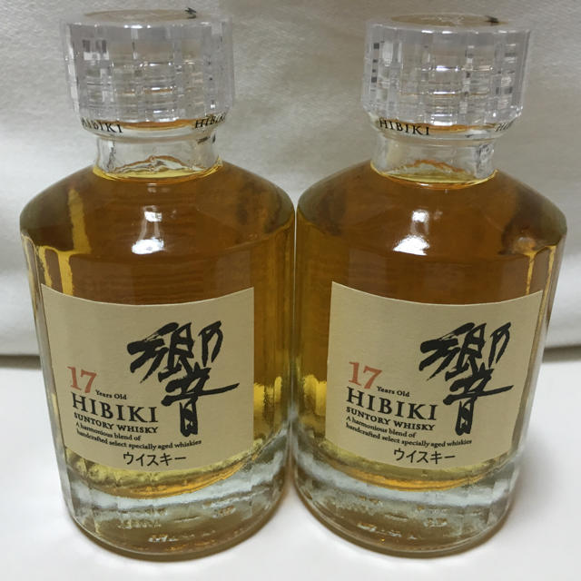 サントリー/響17年/ミニチュアボトル50ml/新品2本セット - ウイスキー