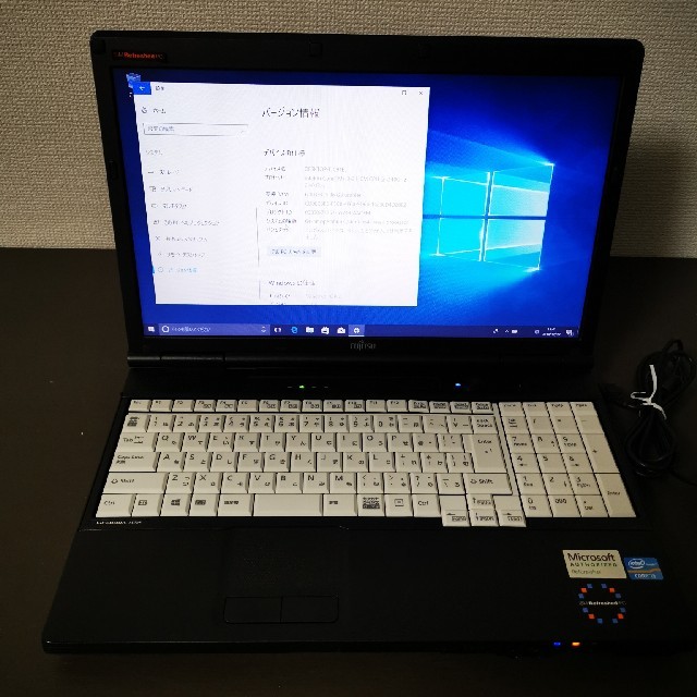 富士通(フジツウ)の専用商品LIFEBOOK A572/F i3/DVD書込/テンキー付/Win10 スマホ/家電/カメラのPC/タブレット(ノートPC)の商品写真