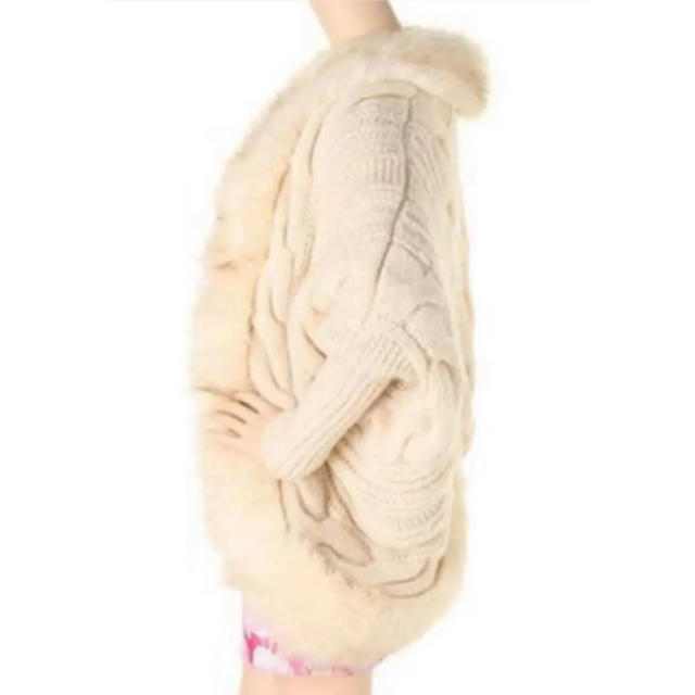 DaTuRa(ダチュラ)のDaTuRa ボア コート レディースのジャケット/アウター(毛皮/ファーコート)の商品写真