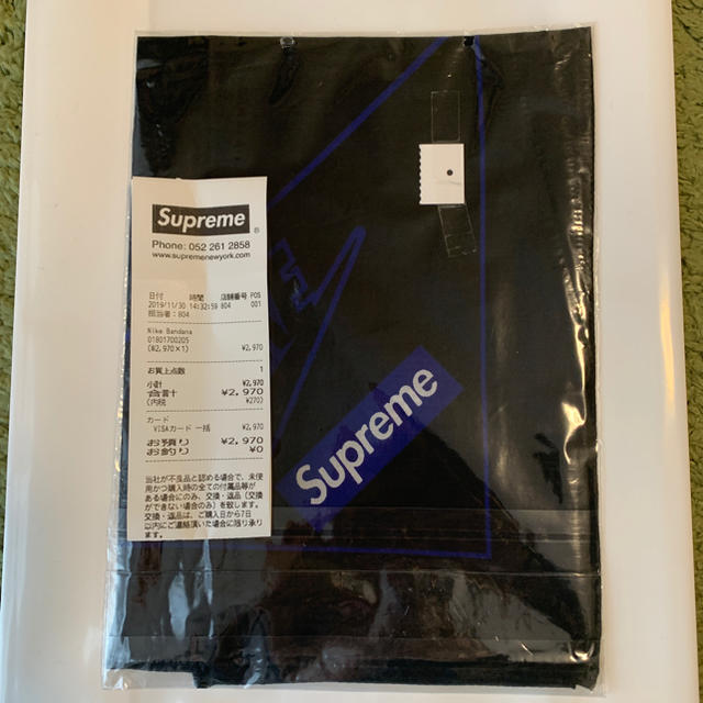 Supreme(シュプリーム)のSupreme Nike Bandana Black メンズのファッション小物(バンダナ/スカーフ)の商品写真