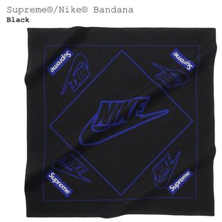 シュプリーム(Supreme)のSupreme Nike Bandana Black(バンダナ/スカーフ)