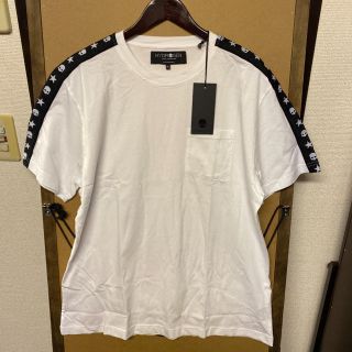 ハイドロゲン(HYDROGEN)の【新品】HYDROGEN 胸ポケ 肩ライン Tシャツ XLサイズ(Tシャツ/カットソー(半袖/袖なし))