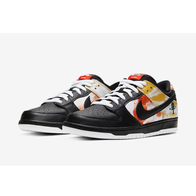 靴/シューズNIKE SB DUNK LOW RAYGUN TIE-DYE BLACK