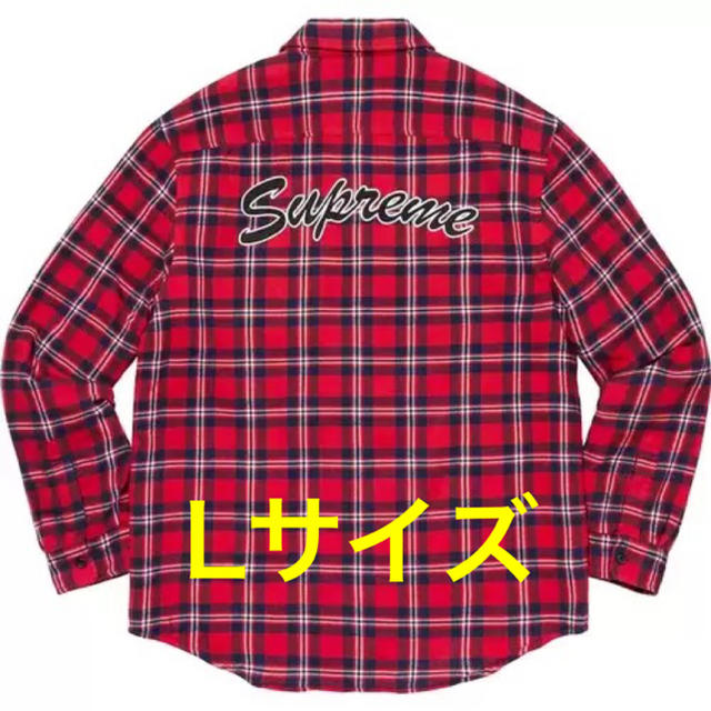 Supreme Arc Logo Shirt Red / アーチロゴ ネルシャツ