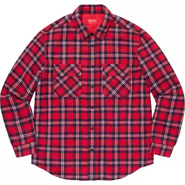 Supreme Arc Logo Shirt Red / アーチロゴ ネルシャツ 1