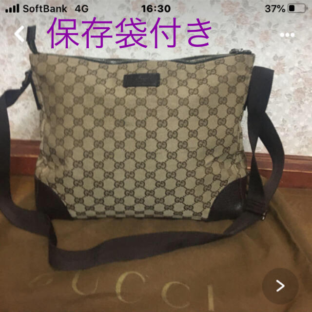 Gucci - GUCCIショルダー保存袋付きの通販 by イイネ放置❌お気軽にコメント下さい