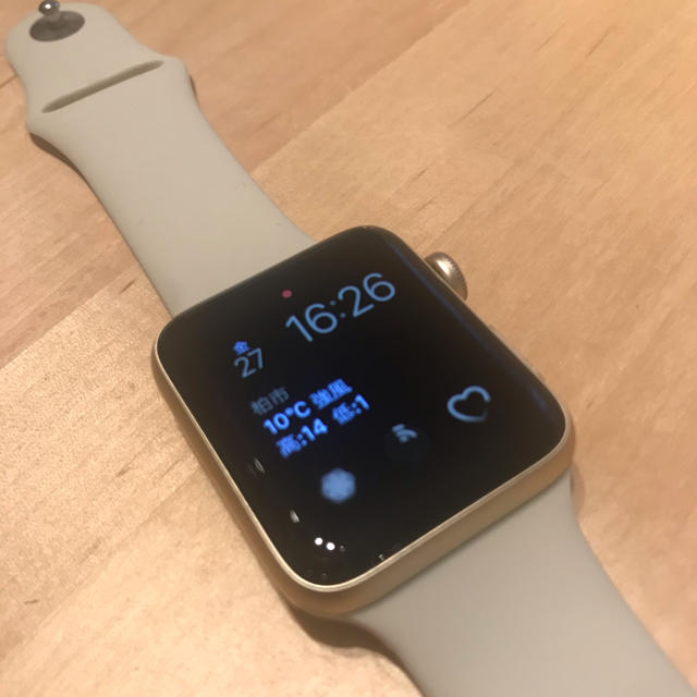 腕時計(デジタル)(純正品) Apple Watch series2 42mm GOLD