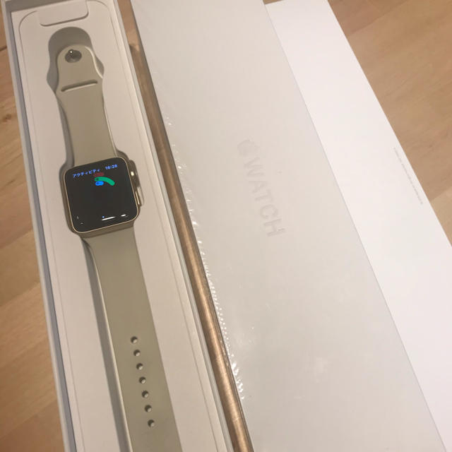 腕時計(デジタル)(純正品) Apple Watch series2 42mm GOLD