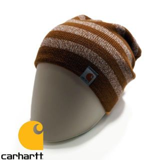 カーハート(carhartt)のカーハート★ボーダー ニットキャップ 帽子 ビーニー ロゴ(ニット帽/ビーニー)