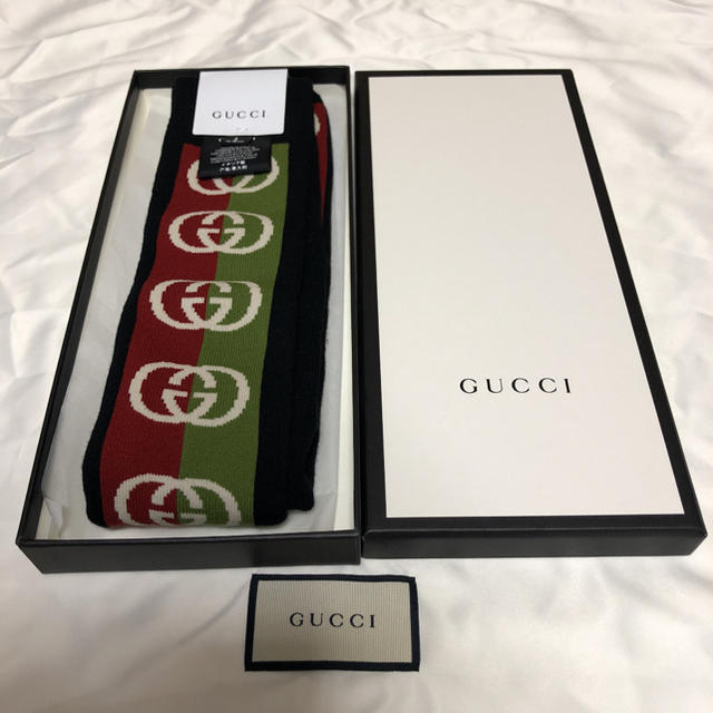 Gucci - 【新品未使用 】GUCCI グッチ ソックス lostongey GGの通販 by yu's shop