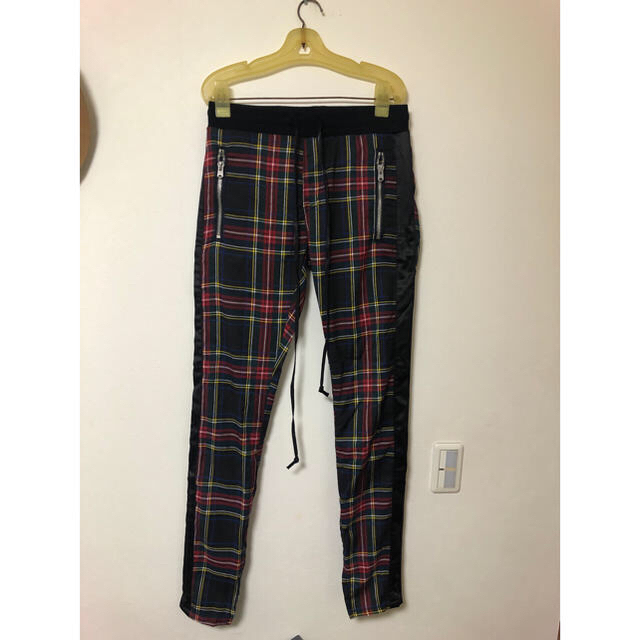 FEAR OF GOD(フィアオブゴッド)のmnml PLAID TRACK PANTSトラックパンツ チェックパンツ メンズのパンツ(その他)の商品写真