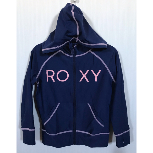 Roxy(ロキシー)の★ROXY キッズ ラッシュガード ネイビー 100㎝★ キッズ/ベビー/マタニティのキッズ服女の子用(90cm~)(水着)の商品写真