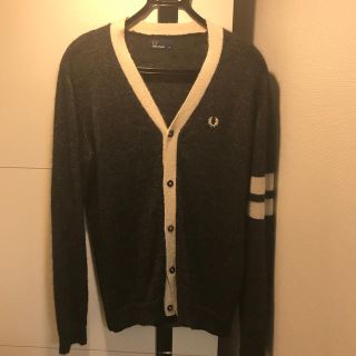 フレッドペリー(FRED PERRY)のカーディガン【FRED PERRY】XL・ブラック(カーディガン)