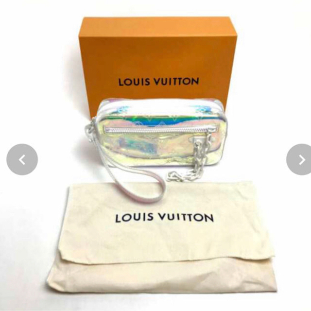 LOUIS VUITTON(ルイヴィトン)のLouis Vuitton ポシェット　ヴォルガ　プリズム 19FW  メンズのバッグ(セカンドバッグ/クラッチバッグ)の商品写真