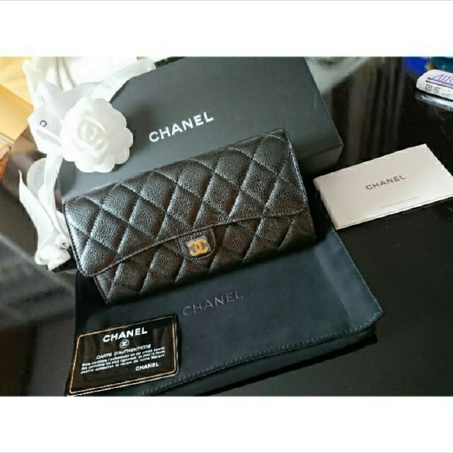 ★CHANEL★正規品 新品未使用♪キャビアスキン財布