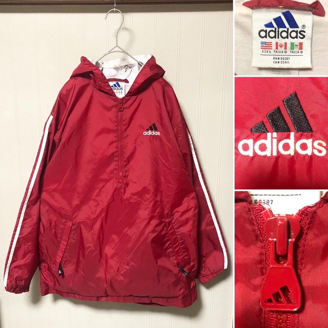 adidas(アディダス)の90s adidas アディダス ナイロンジャケット 常田大希 メンズのジャケット/アウター(ナイロンジャケット)の商品写真