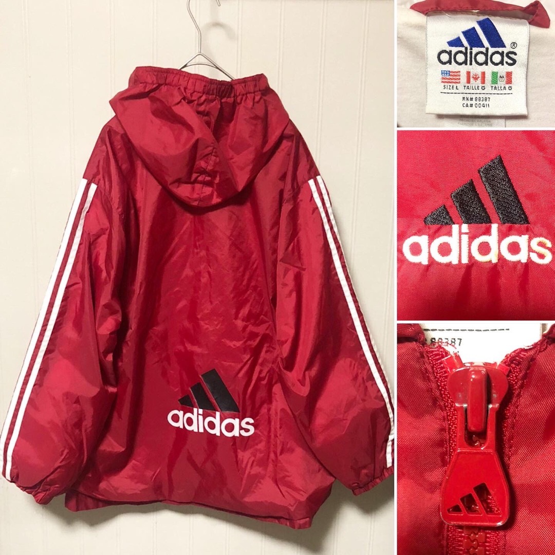 adidas(アディダス)の90s adidas アディダス ナイロンジャケット 常田大希 メンズのジャケット/アウター(ナイロンジャケット)の商品写真