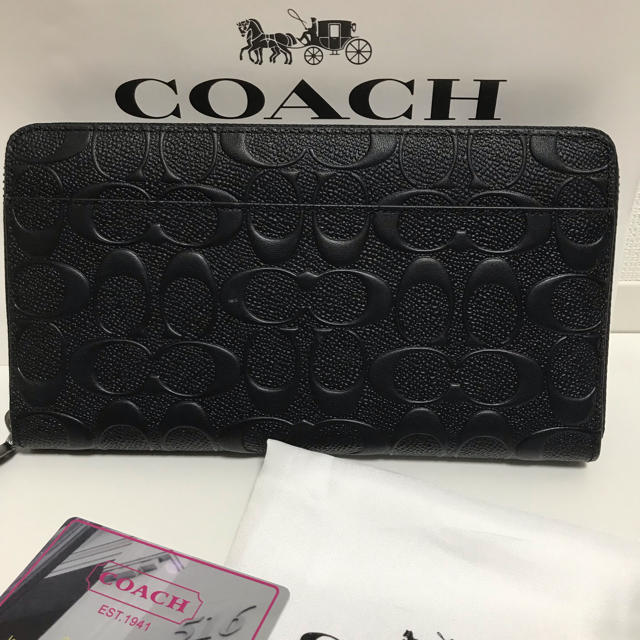 【大人気、ユニセックス】COACH コーチ 長財布