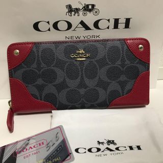 コーチ(COACH)の【大人気】可愛いレッド  COACH コーチ 長財布CS10(財布)