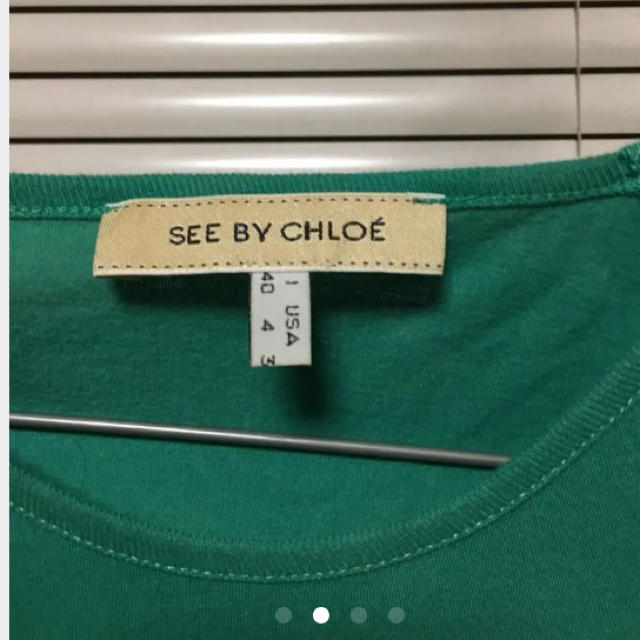 SEE BY CHLOE(シーバイクロエ)のシーバイクロエ　カットソー　Tシャツ レディースのトップス(Tシャツ(長袖/七分))の商品写真