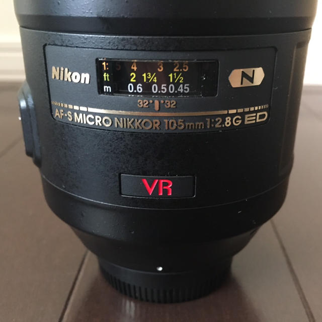 定期入れの Nikon f/2.8G 105mm Micro-Nikkor VR AF-S Nikon - レンズ(単焦点)