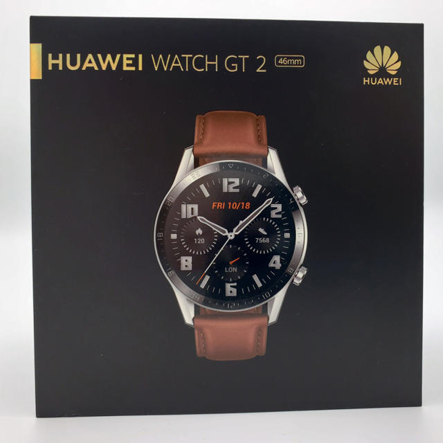 HUAWEI WATCH GT2 46mmペブルブラウン/スマートウォッチ約41g対応OS