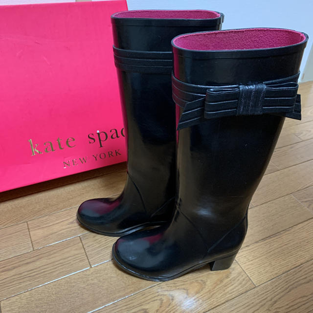 kate spade new york(ケイトスペードニューヨーク)のkei様専用☆kate spade レインブーツ レディースの靴/シューズ(レインブーツ/長靴)の商品写真