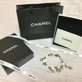 シャネル(CHANEL)の【CHANEL】シャネル カメリア パール ブレスレット cocoマーク(ブレスレット/バングル)