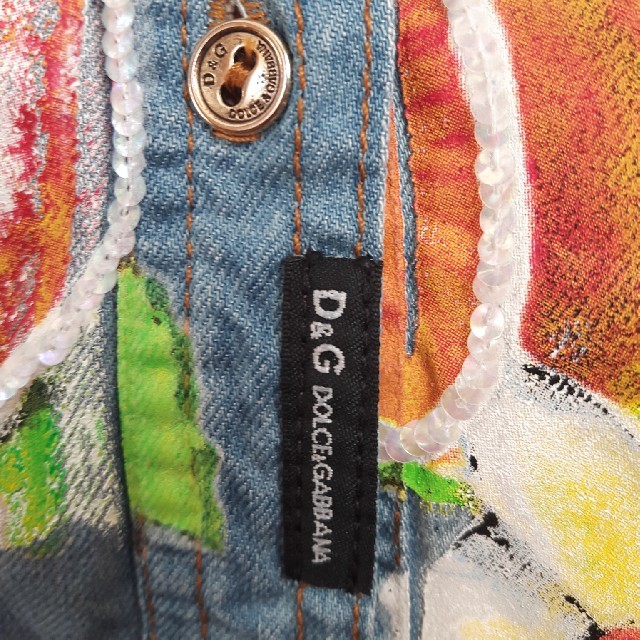 DOLCE&GABBANA(ドルチェアンドガッバーナ)のドルチェ&ガッバーナ　DOLCE&GABBANA デニム最終値下げ🎶 レディースのトップス(Tシャツ(長袖/七分))の商品写真