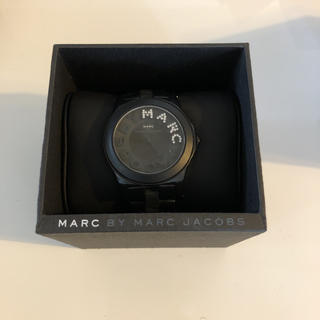マークバイマークジェイコブス(MARC BY MARC JACOBS)のMARC JACOBS マークジェイコブス　腕時計　黒(腕時計(アナログ))