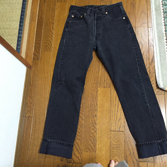 Levi's(リーバイス)のアメリカ製 ヴィンテージ リーバイス501 ブラック デニム レディースのパンツ(デニム/ジーンズ)の商品写真