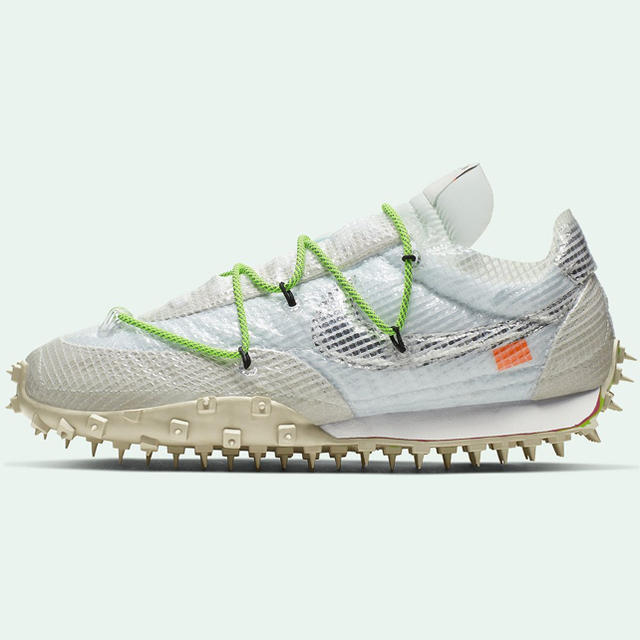 OFF-WHITE(オフホワイト)のWOMEN'S OFF WHITE X NIKE WAFFLE RACER メンズの靴/シューズ(スニーカー)の商品写真