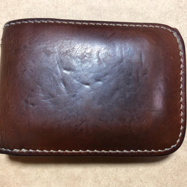 黒羽（クロウ ）レザー財布　レッドムーン メンズのファッション小物(折り財布)の商品写真